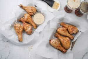 Smoked chicken legs feature