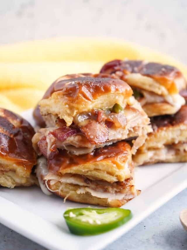 Flat Top Sweet & Spicy Turkey Bacon Pretzel Bun Sliders