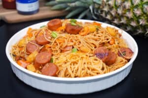 Blackstone pineapple stir fry feature-4