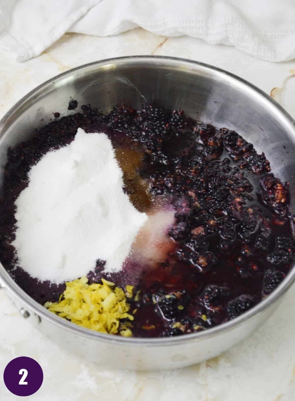 blackberry jam step 2