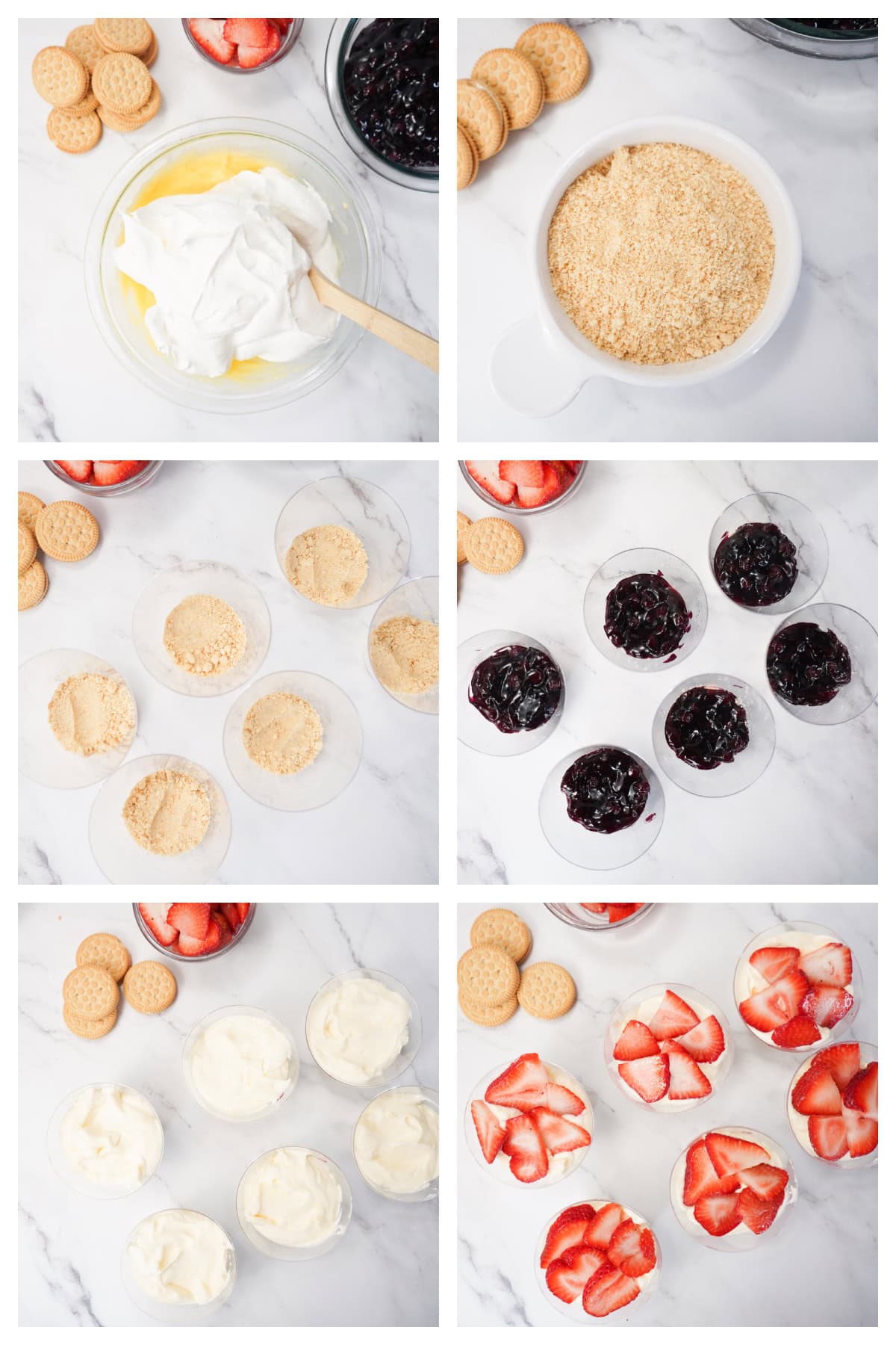 how to make patriotic parfaits