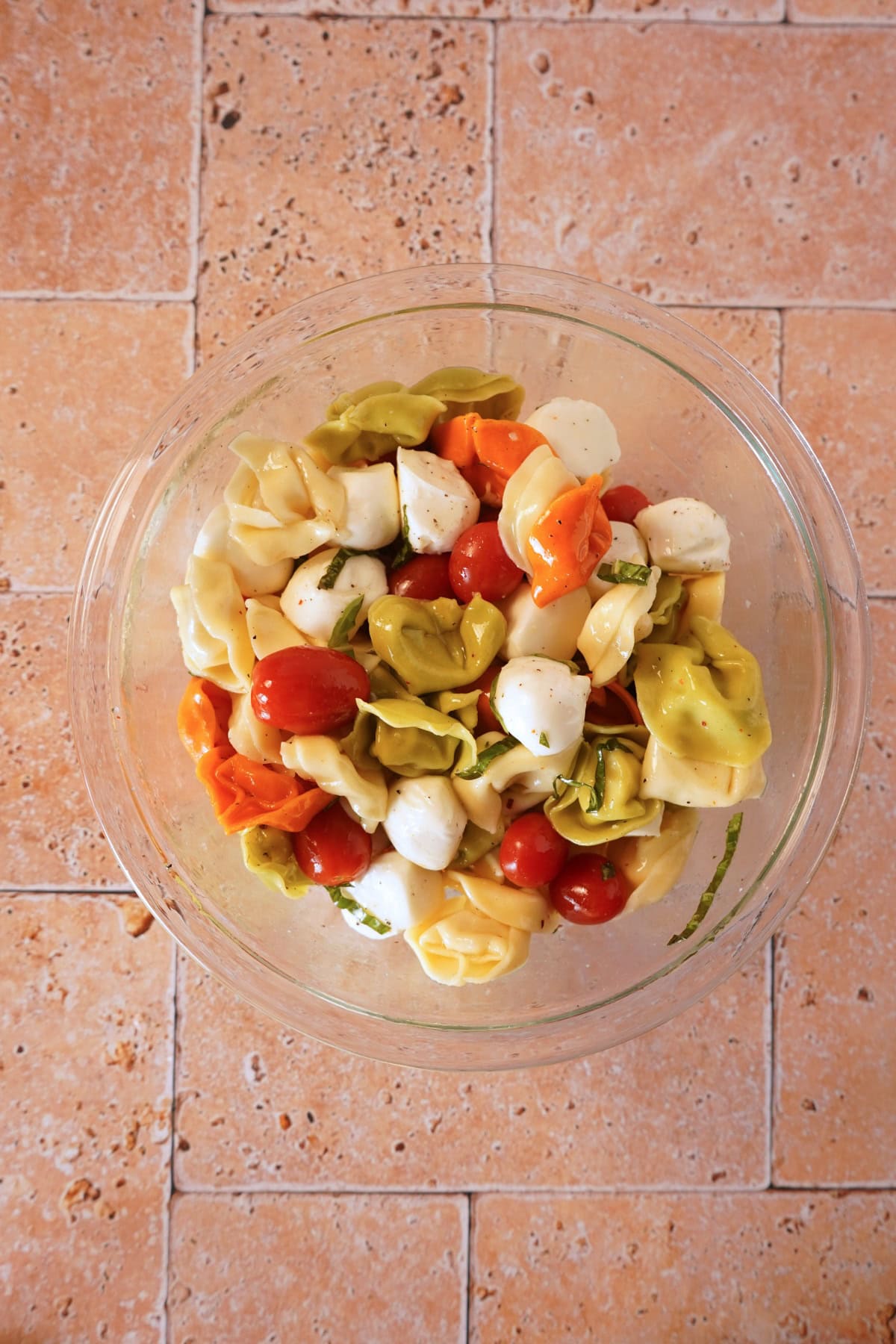 olive oil tossed in caprese tortellini salad