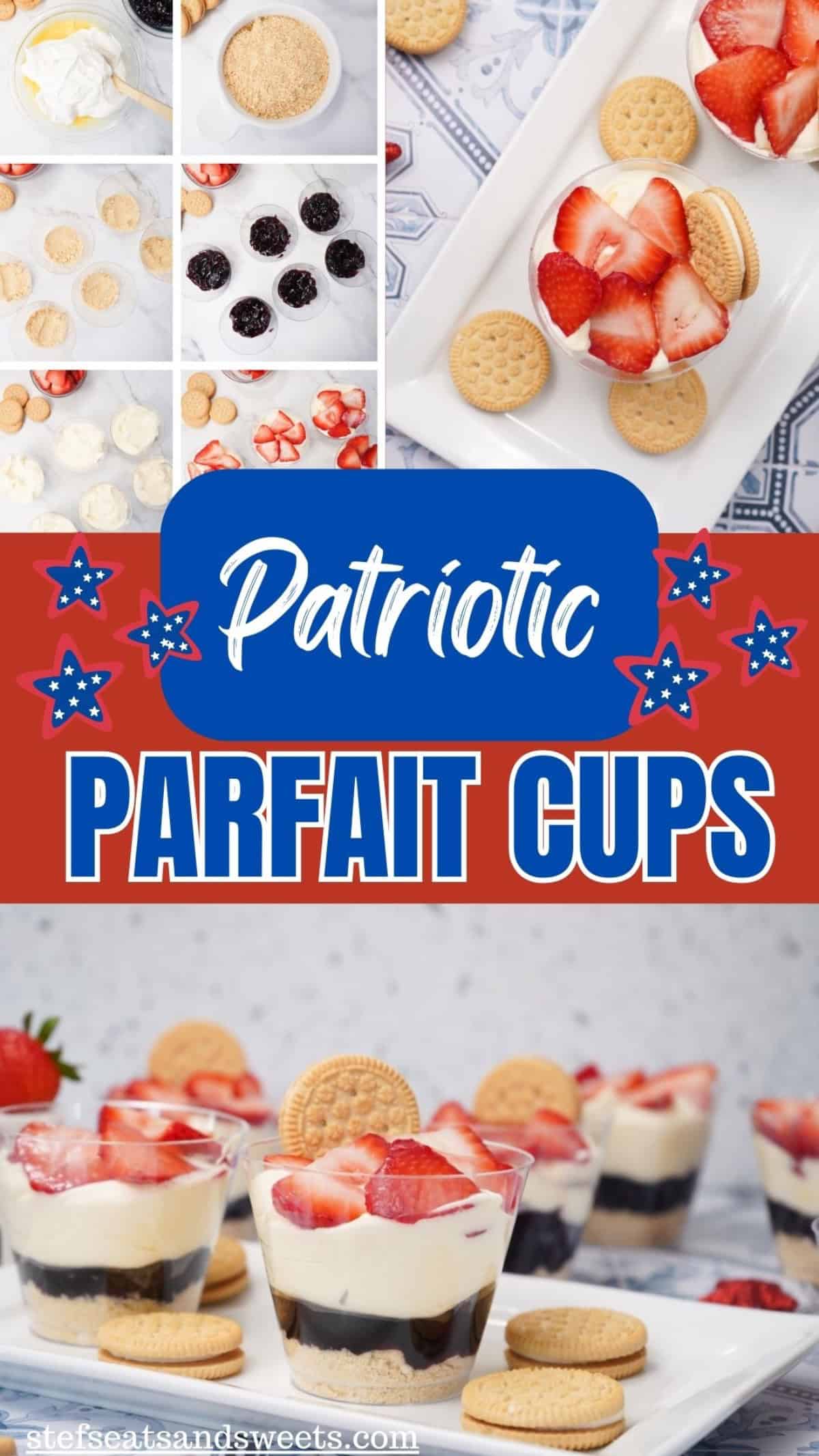 patriotic parfait cups collage