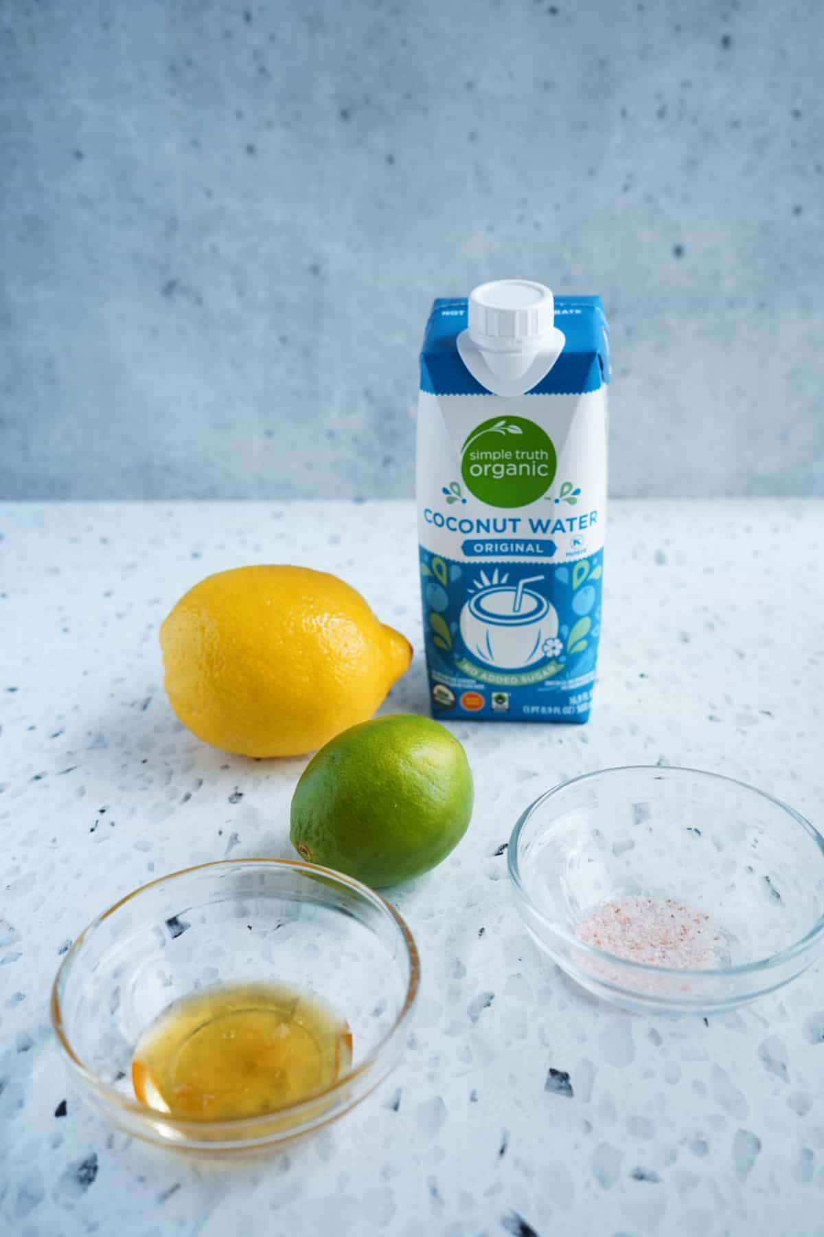 Electrolyte water ingredients