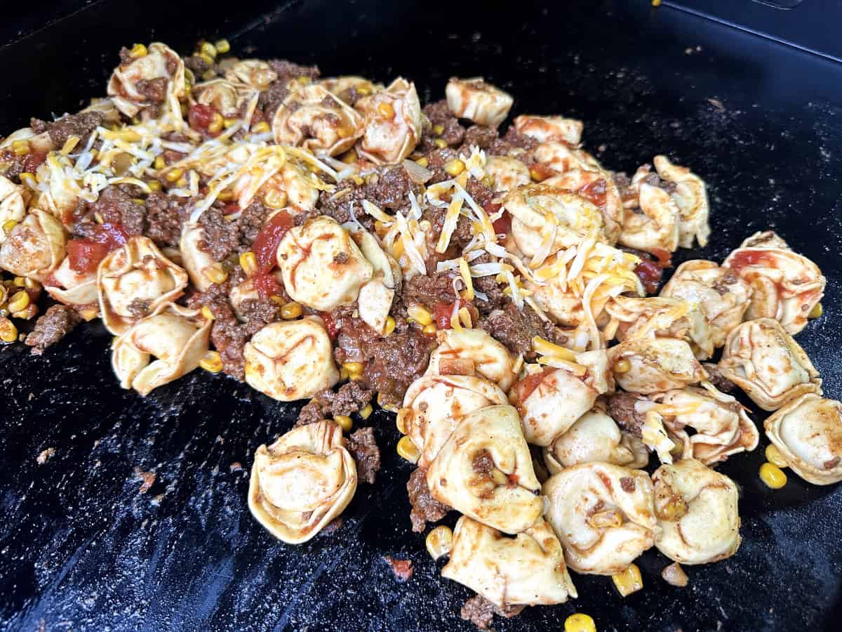 Taco Tortellini on the Flat top resized