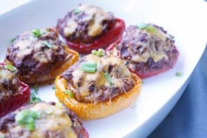 taco stuffed peppers features