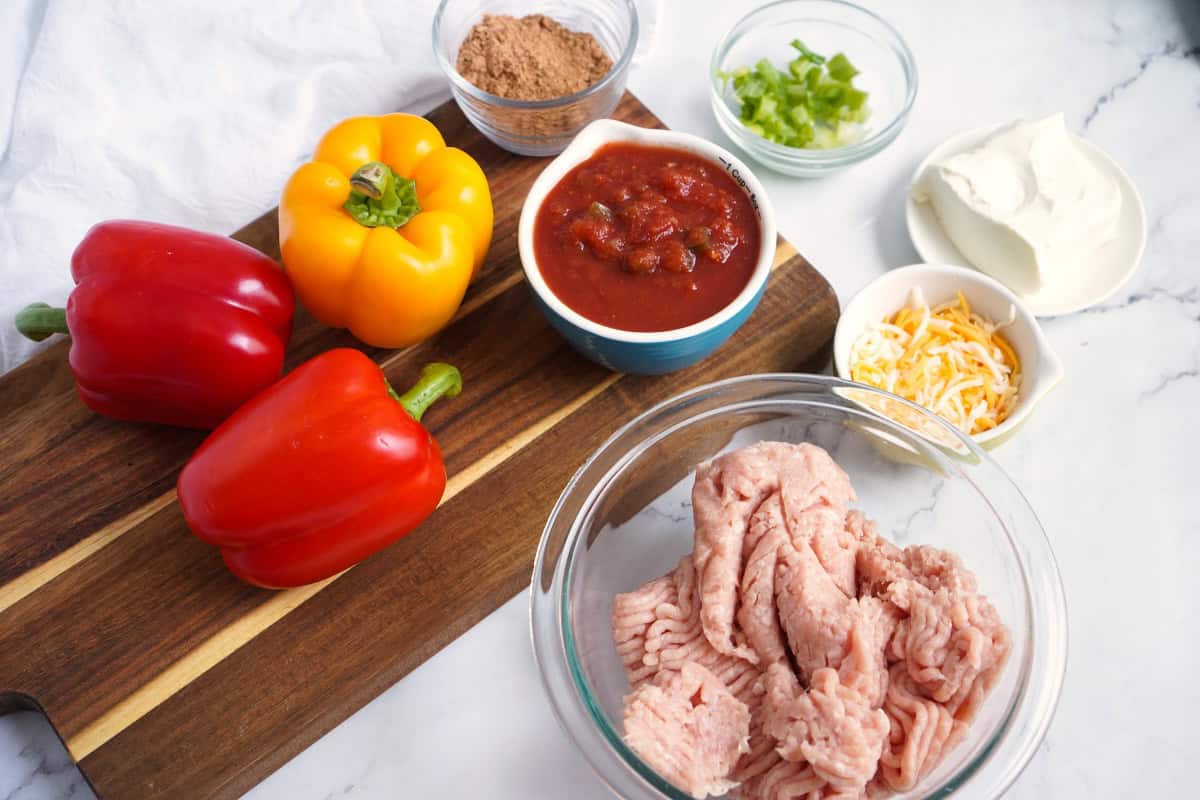 taco stuffed peppers ingredients