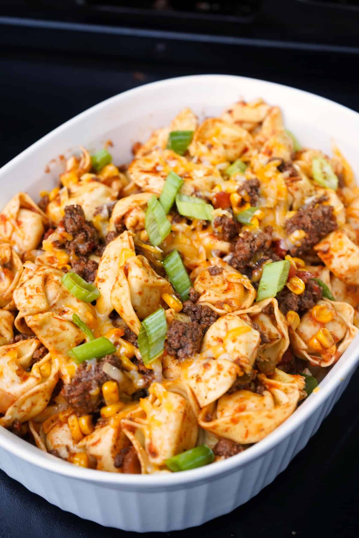 taco tortellini with ground beef