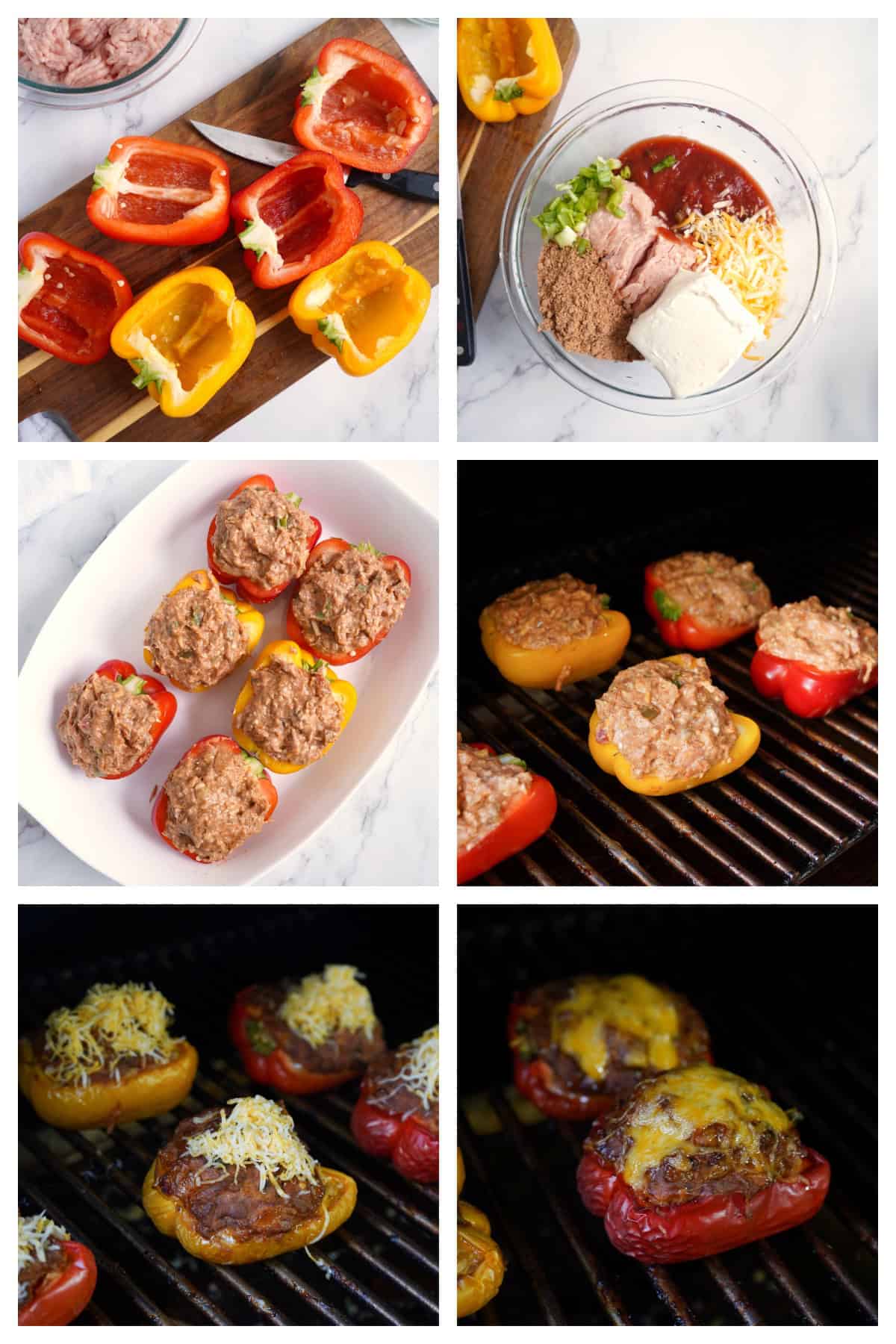 how to make traeger stuffed peppers with ground chicken