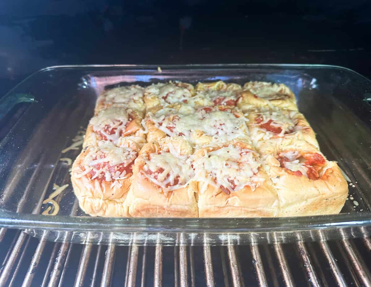 meatball sliders in smoker