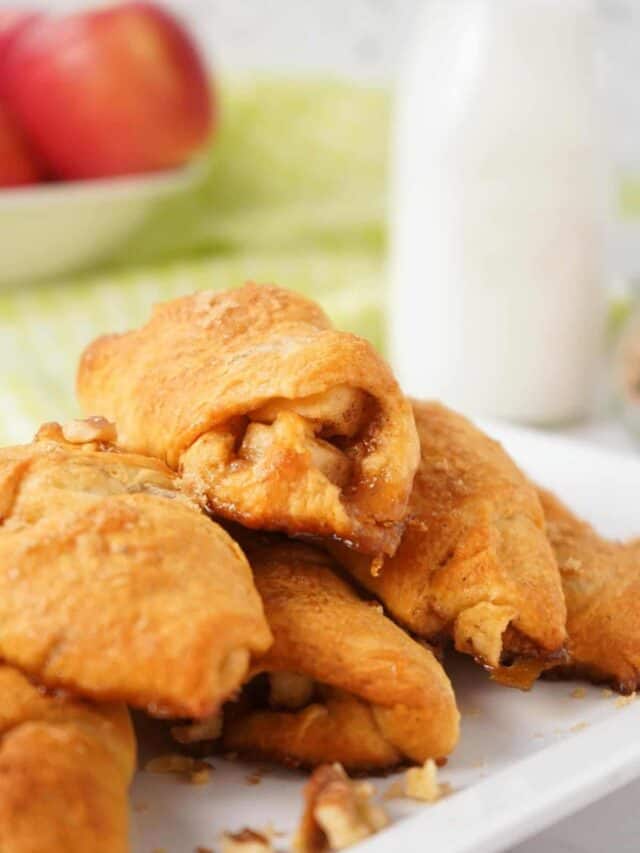 Apple Walnut Crescent Rolls