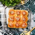 smoked meatball sliders vertical
