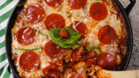 Easy Cheesy Pizza Gnocchi - Stef's Eats and Sweets