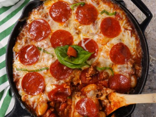 Easy Cheesy Pizza Gnocchi - Stef's Eats and Sweets