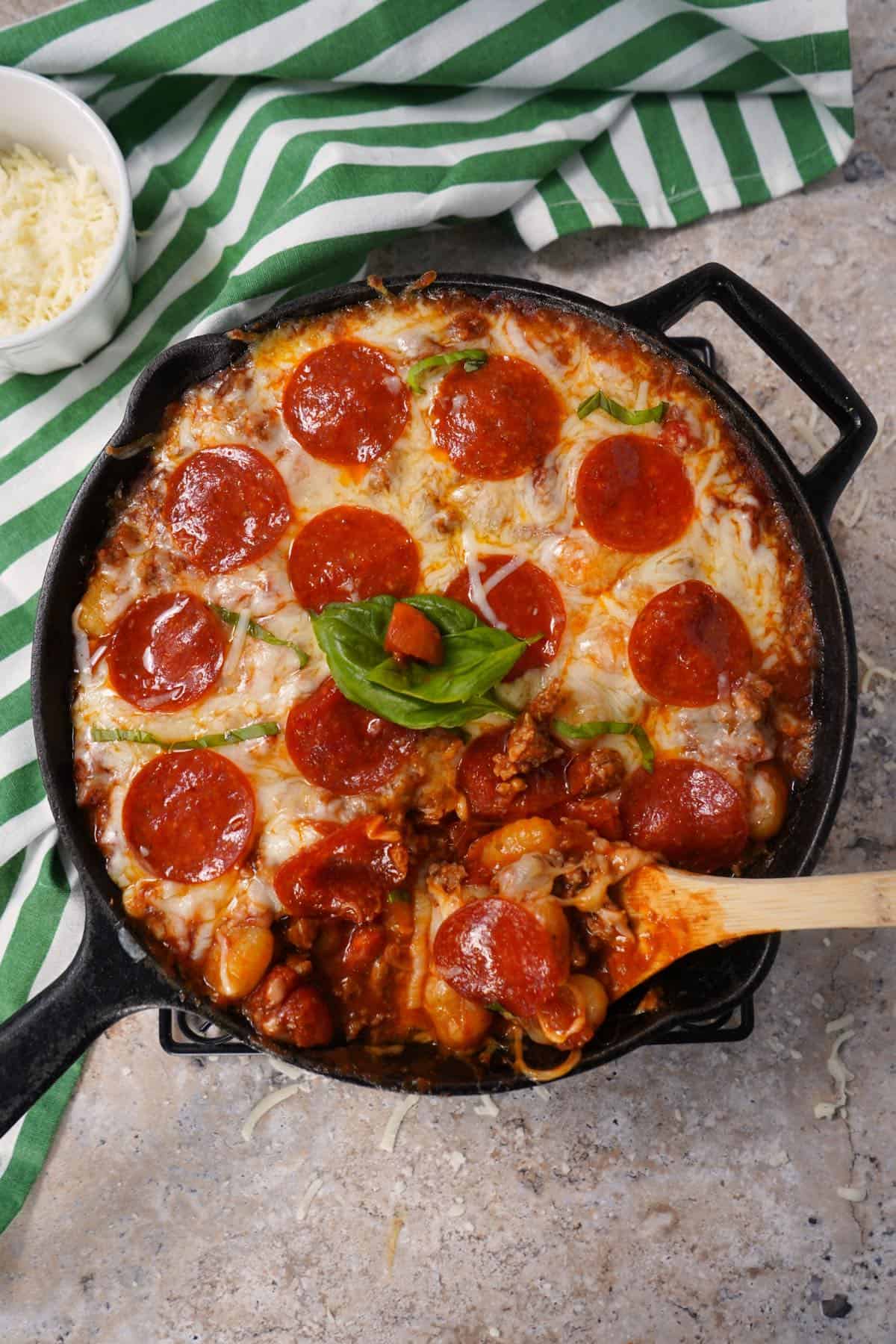 Pizza Gnocchi vertical