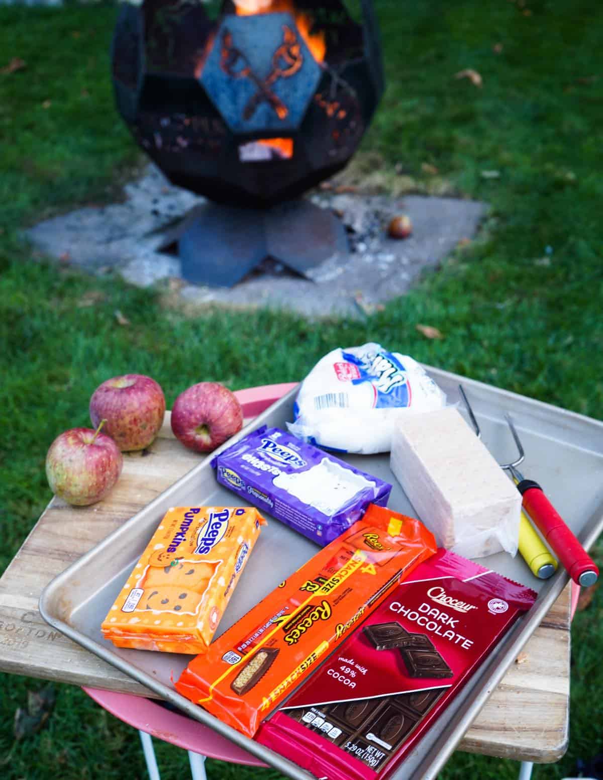halloween smores ingredients