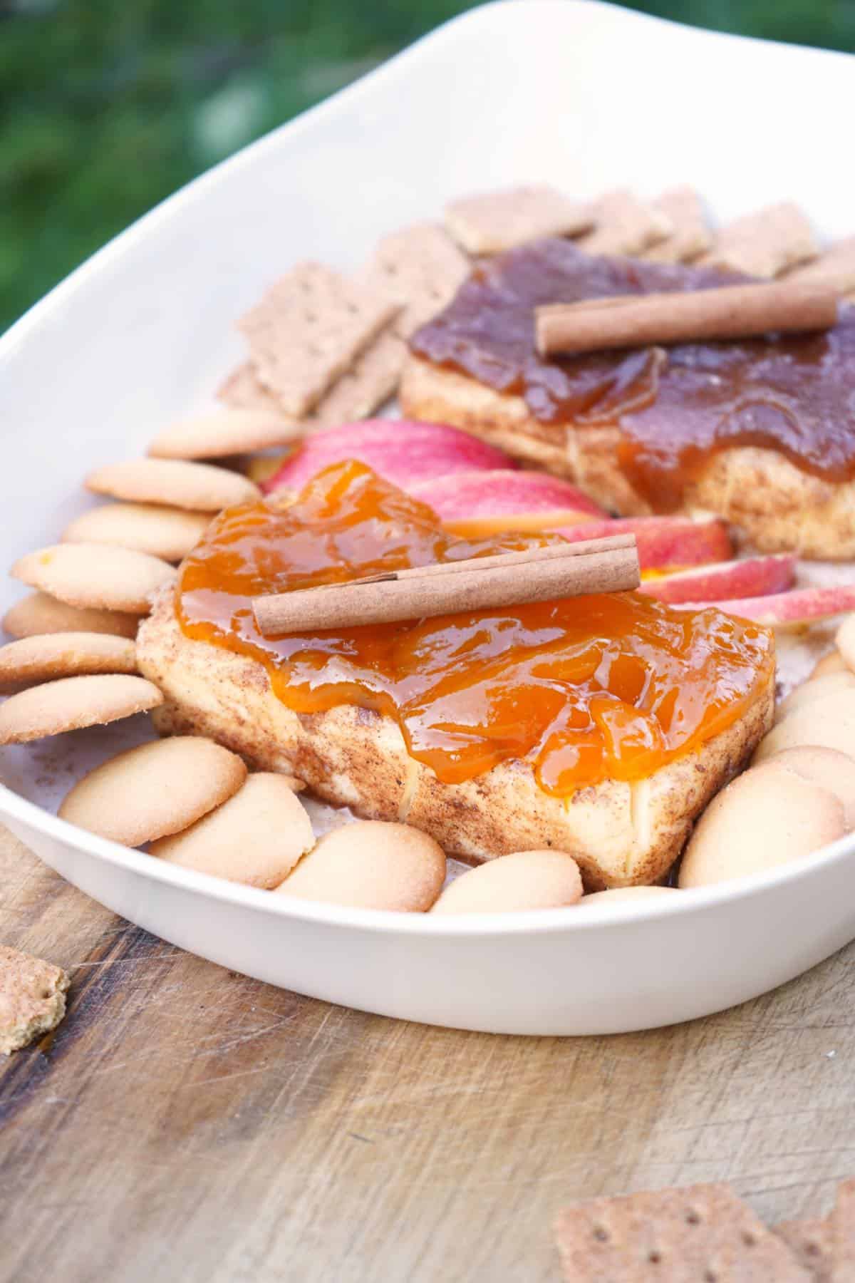 pumpkin butter smoked cream cheese