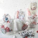 Christmas Coffee Cups all wrapped
