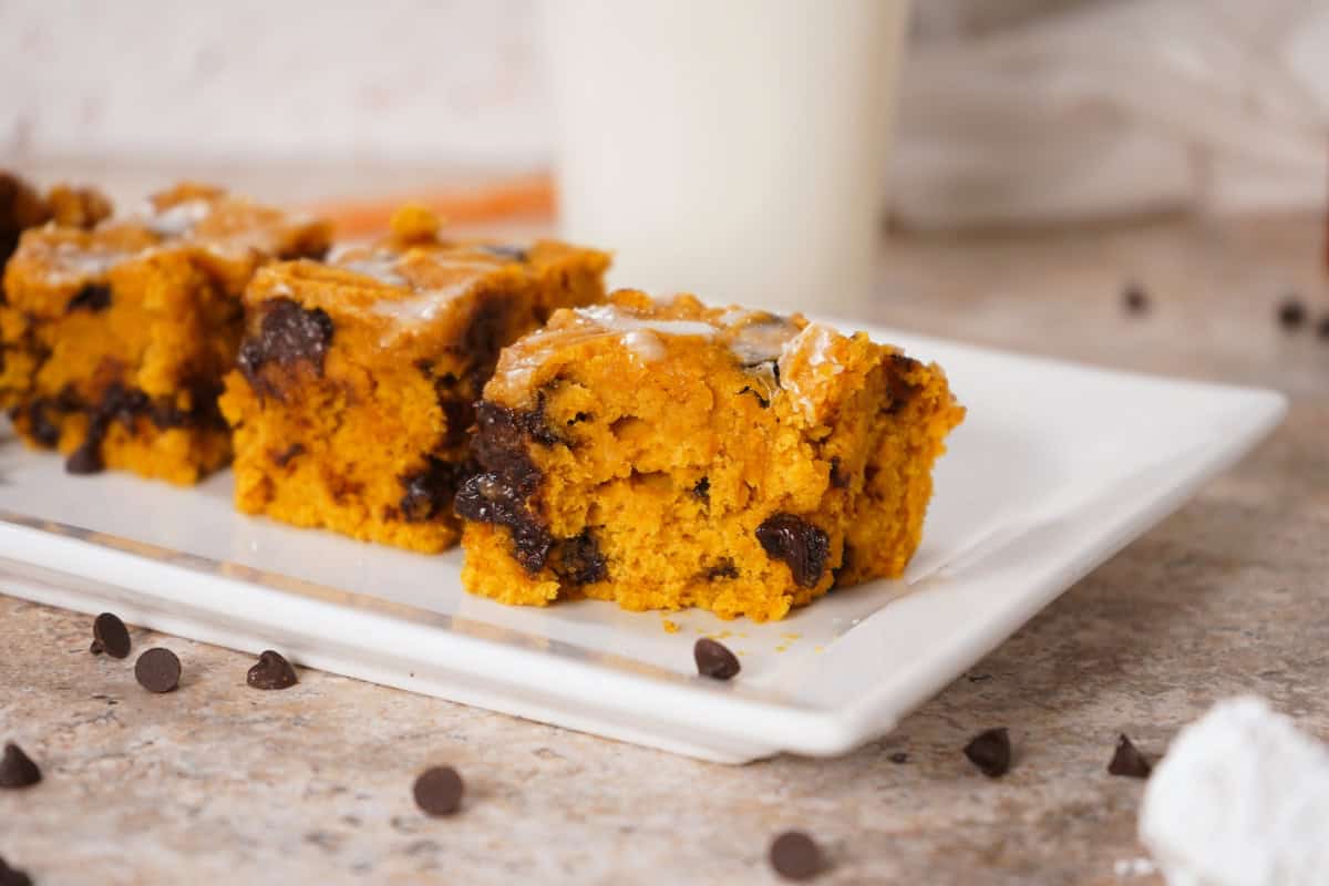 Pumpkin Bars inside