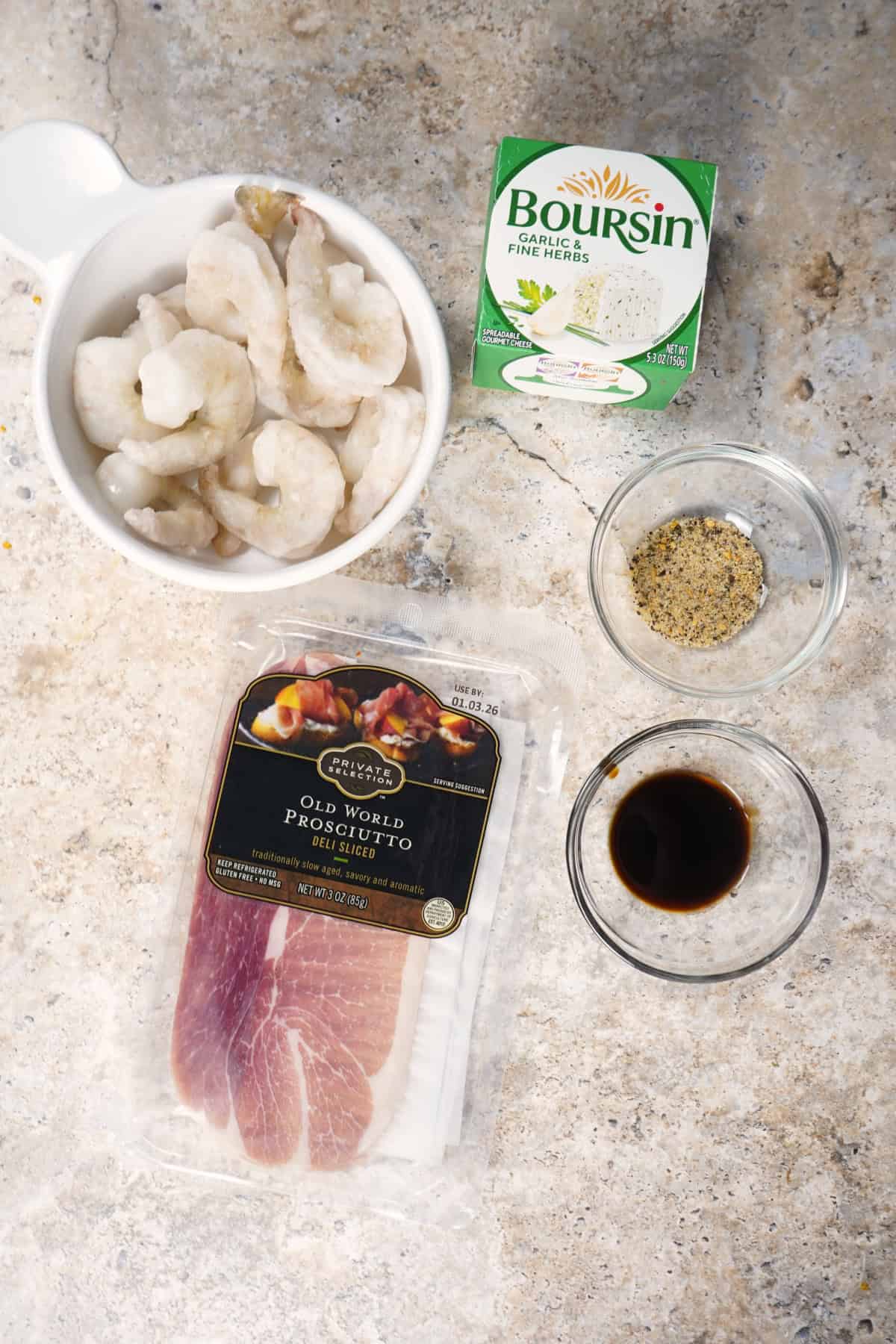 Stuffed shrimp ingredients