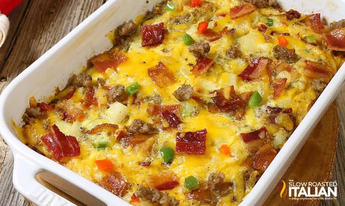 fully loaded breakfast bake