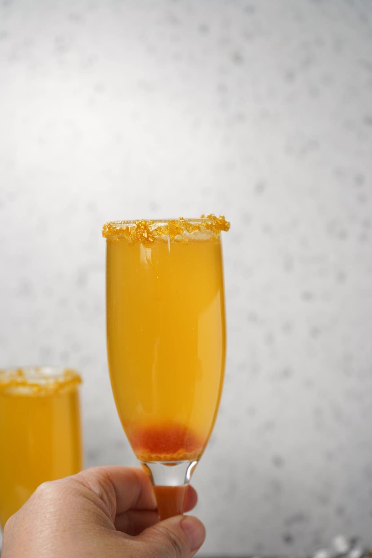 Golden Champagne cheers