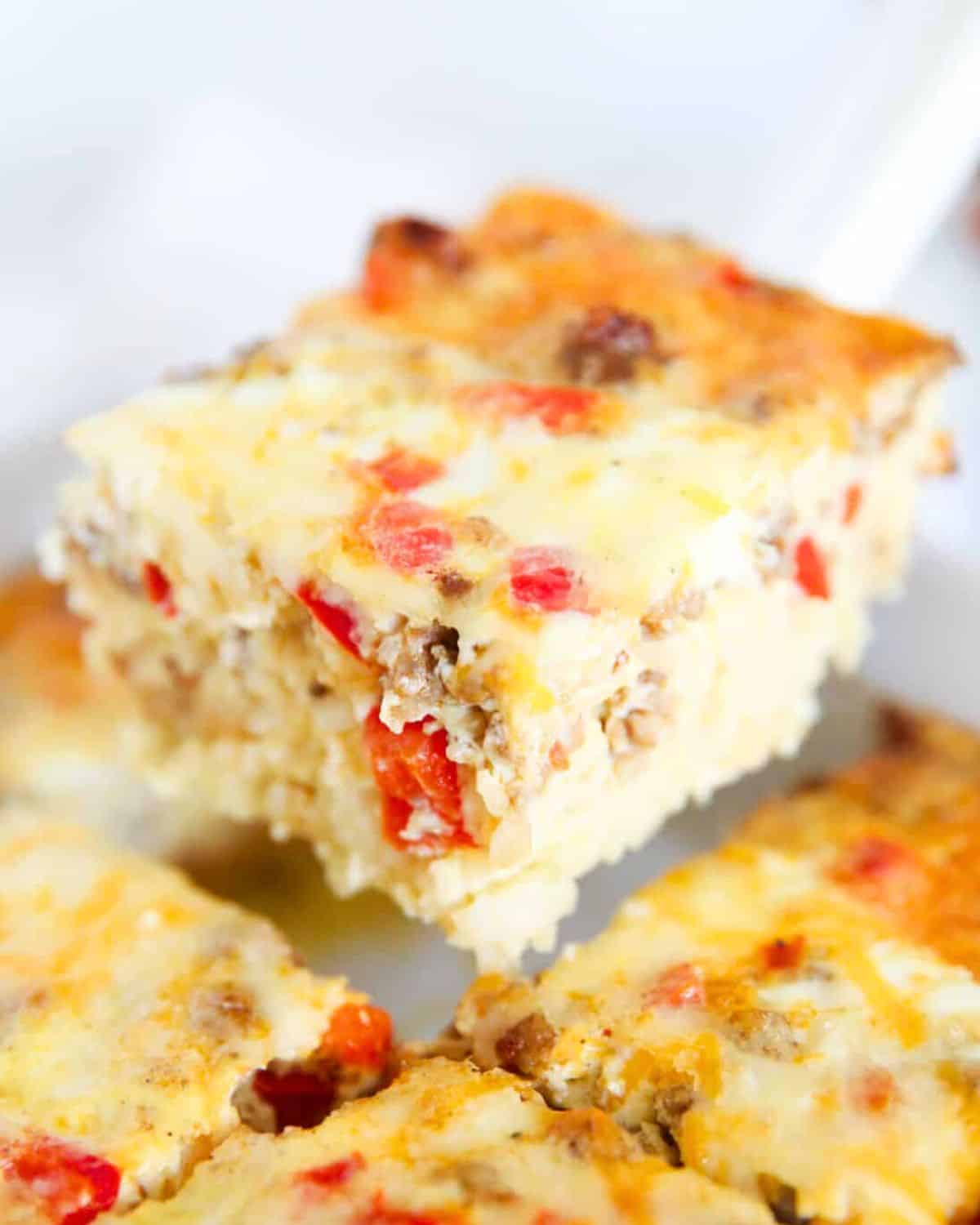 Sausage Hashbrown Breakfast Casserole - I Heart Naptime