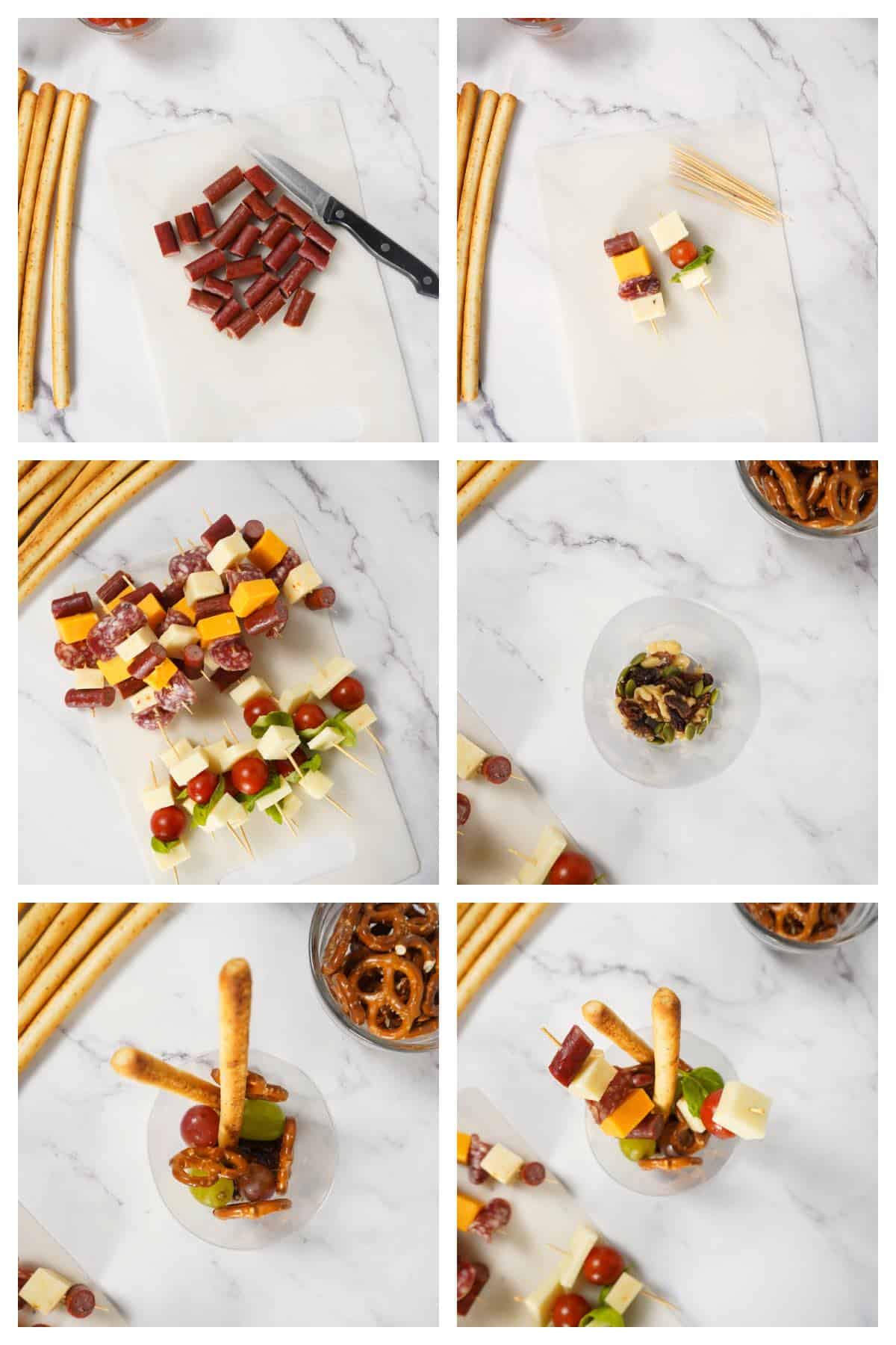 how to make charcuterie cups