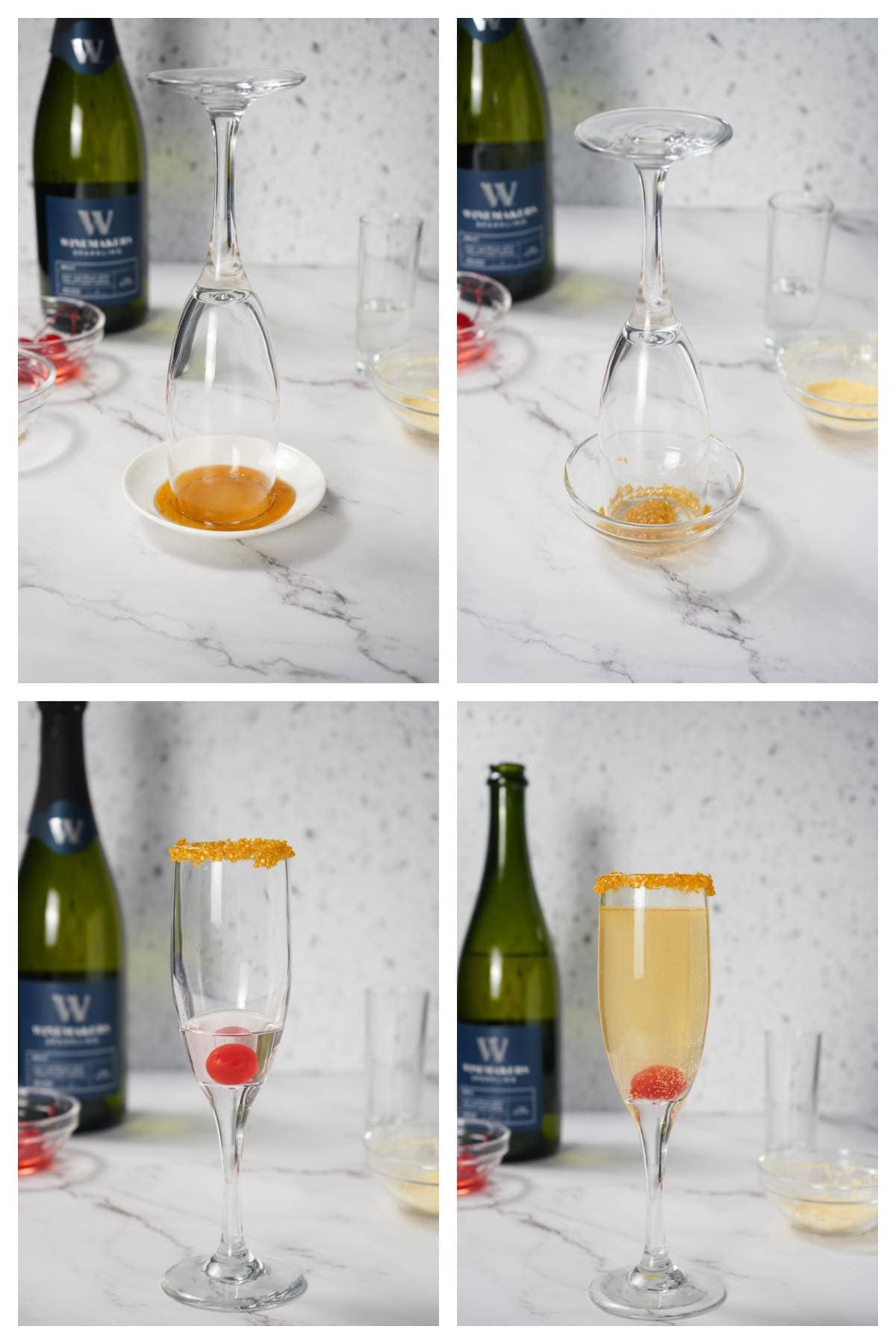 how to make shimmering champagne