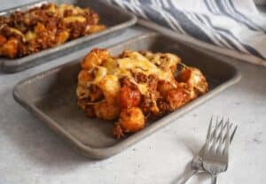 Sloppy Joe Tater Tots (Air Fryer or Oven)