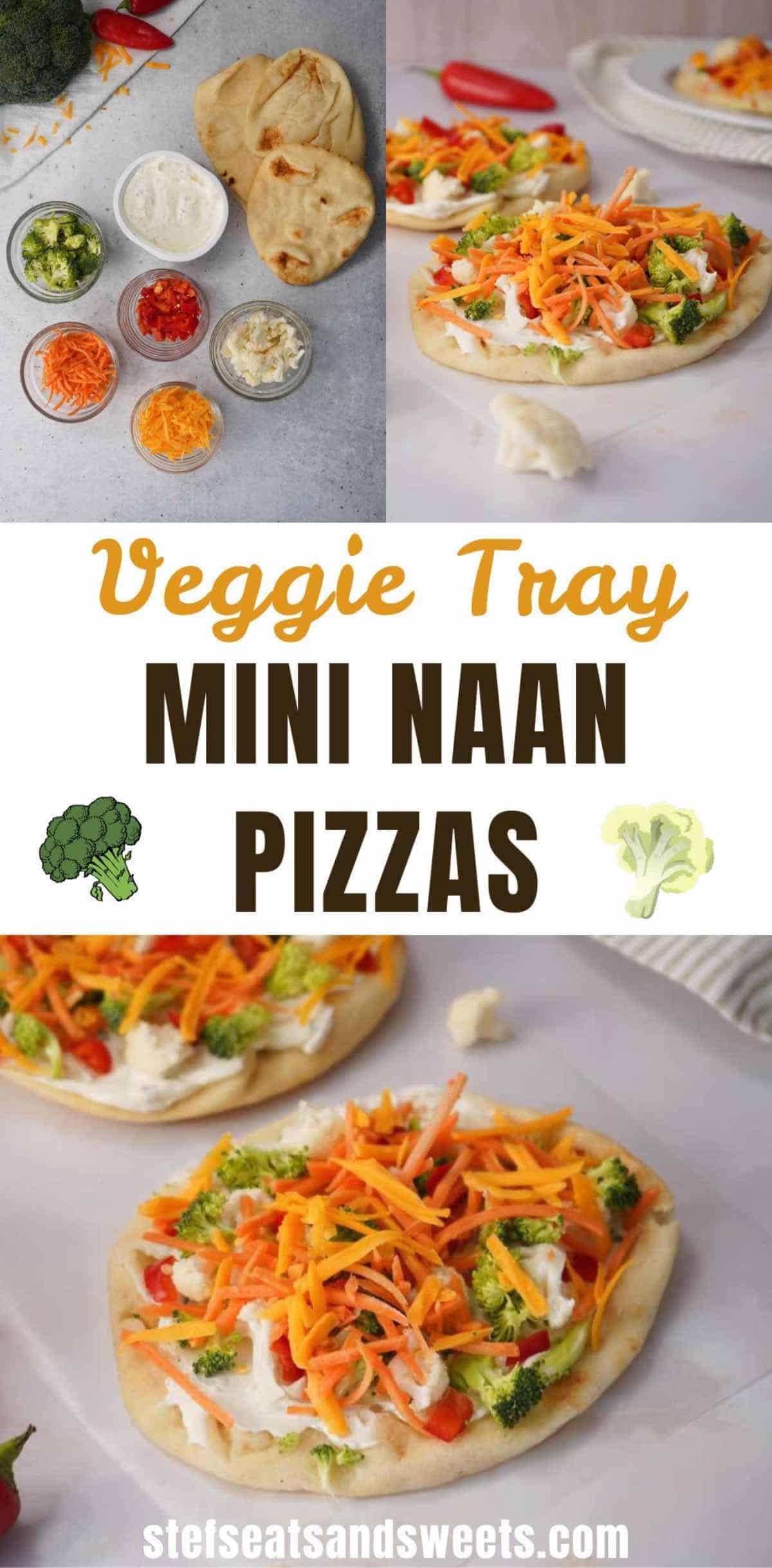 Veggie tray pizza pin
