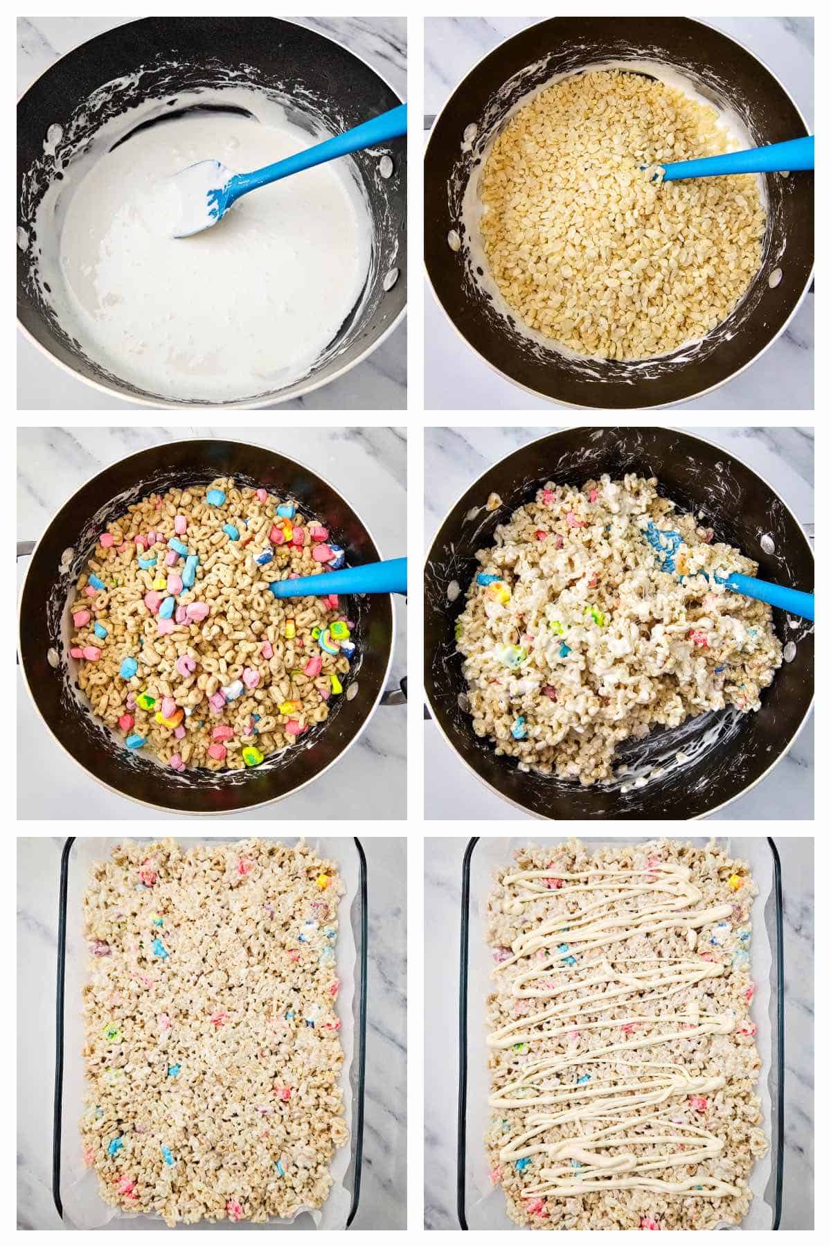 how to make lucky charm Rice Krispies