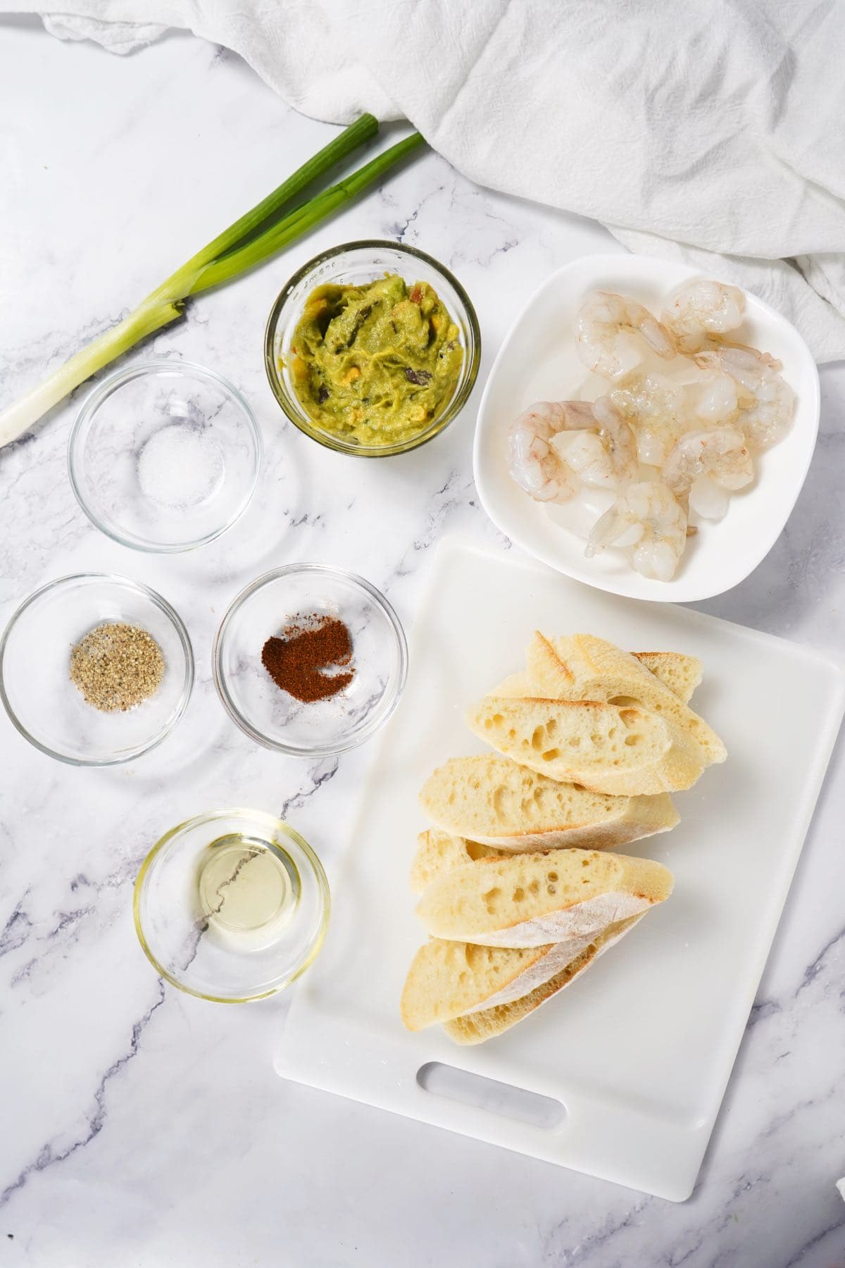 Shrimp toast ingredients
