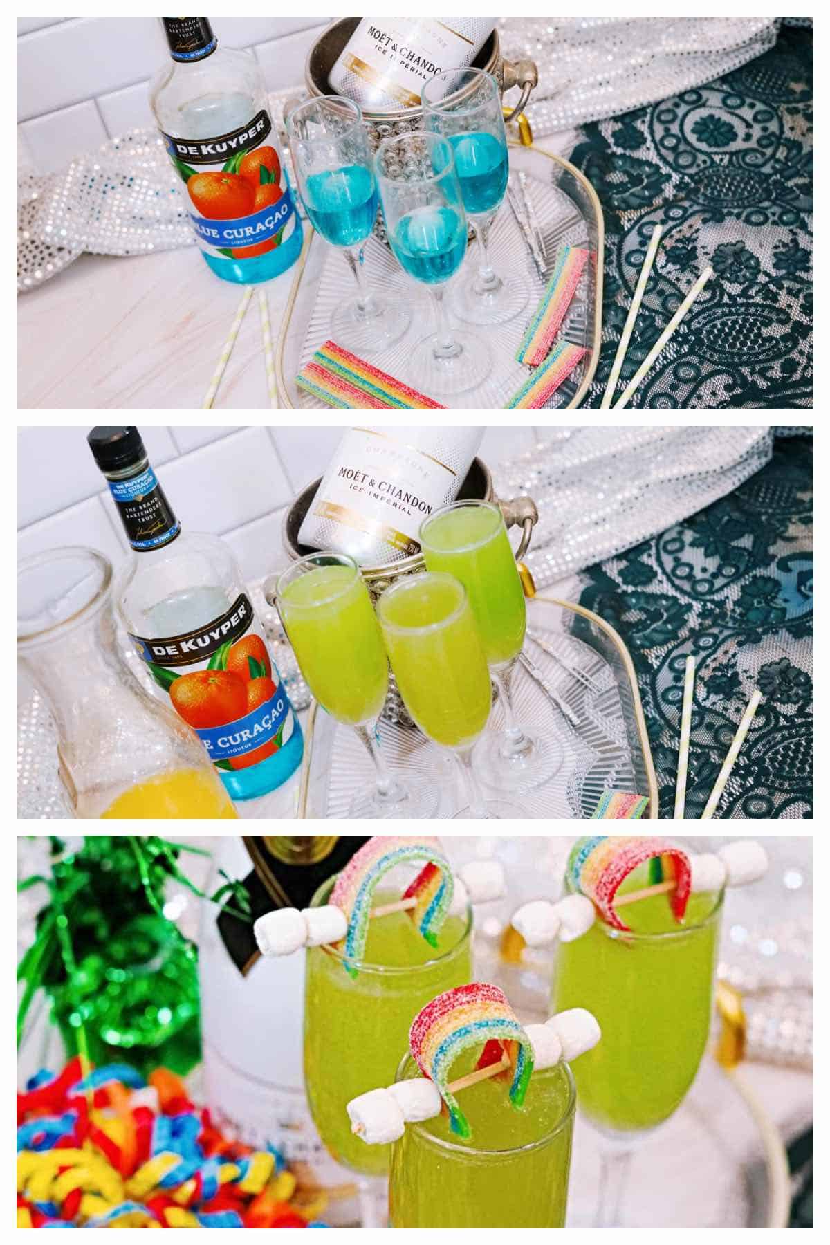 how to make green mimosas step by step 