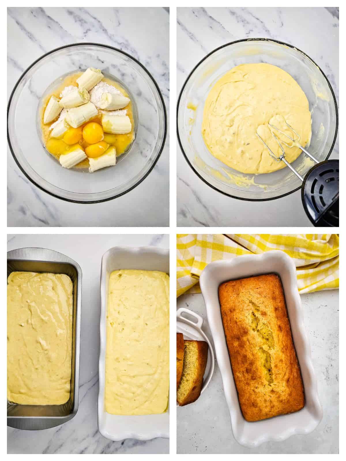 how to make cake mix banana bread
