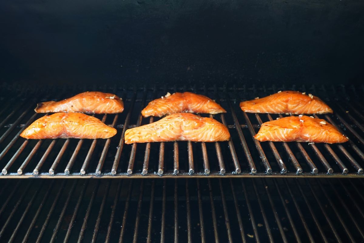 Simply Smoked Salmon cut up