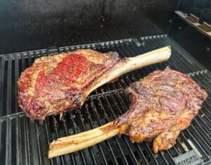 Reverse-Seared Smoked Tomahawk Steaks (with Temperature Guide for the Perfect Cook)