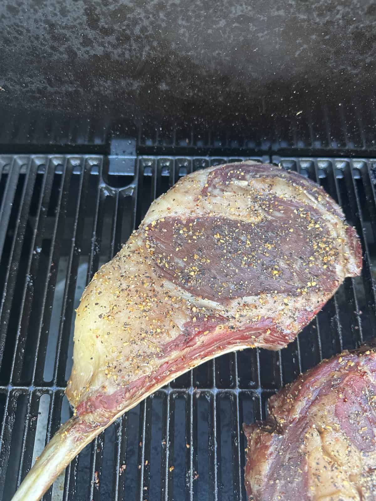 Tomahawk being smoked