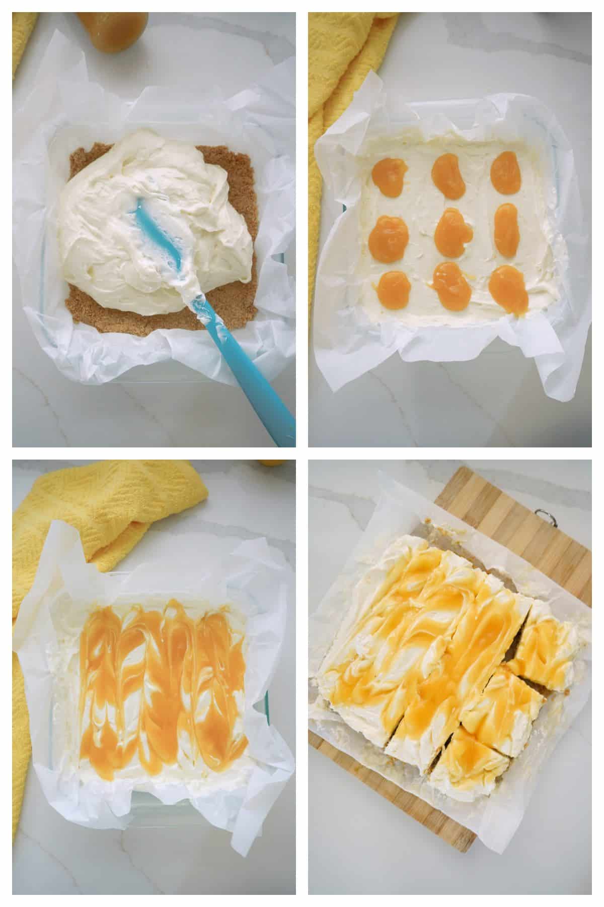 how to make limoncello cheesecake bars process 2