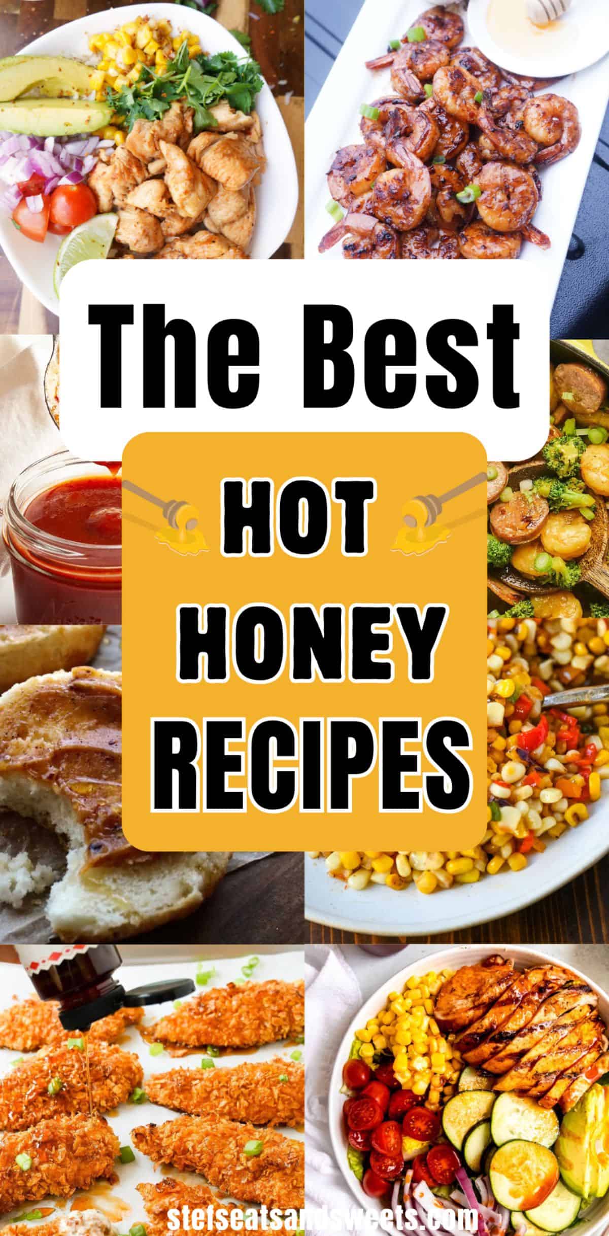 Pinterest pin for hot honey round up