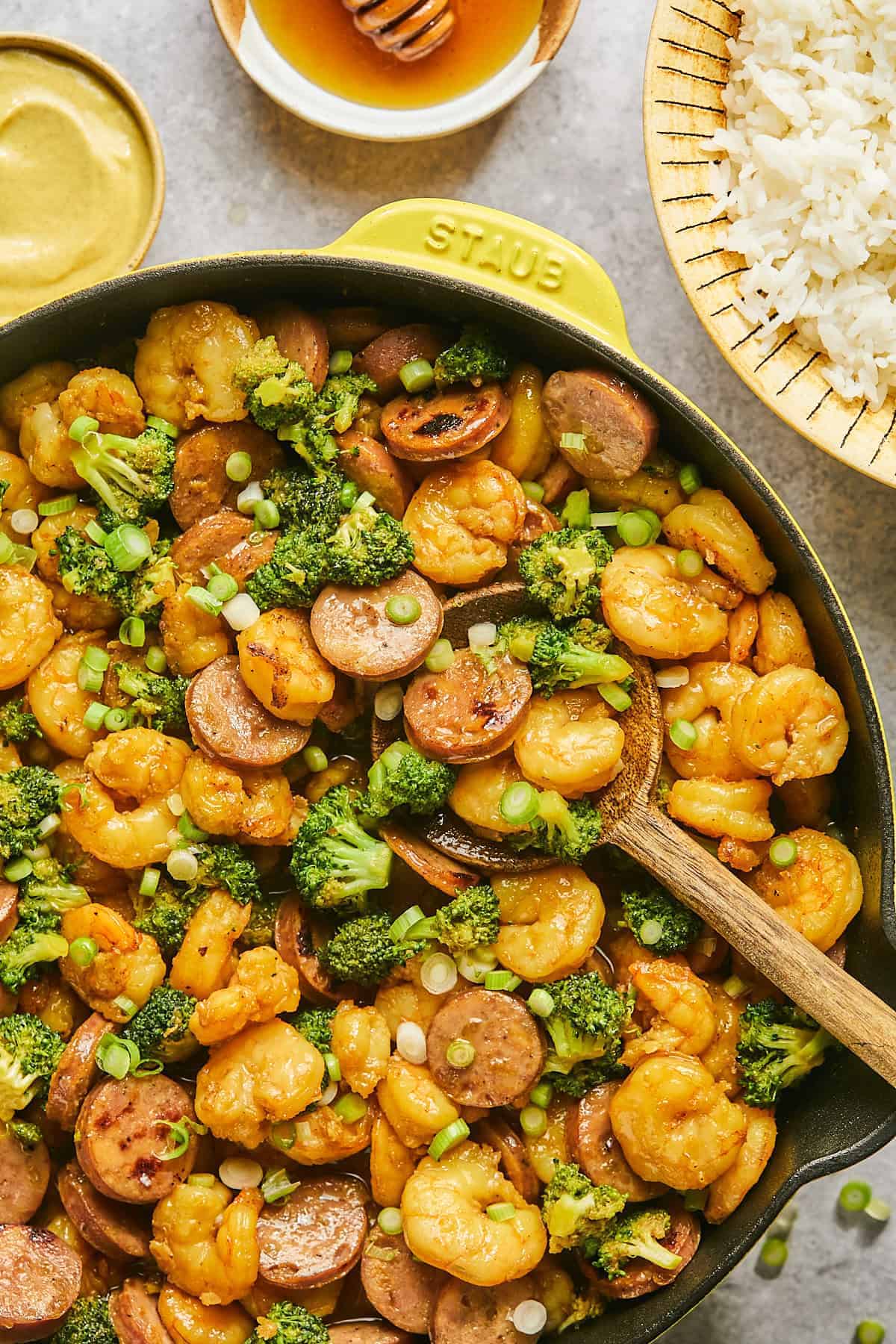 Shrimp and Sausage Stir fry 