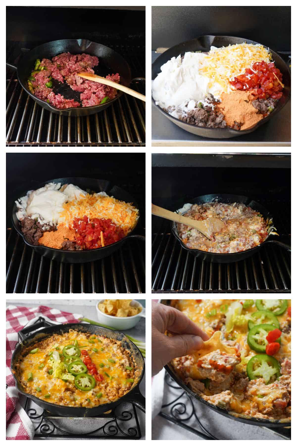 how to make smoked taco dip