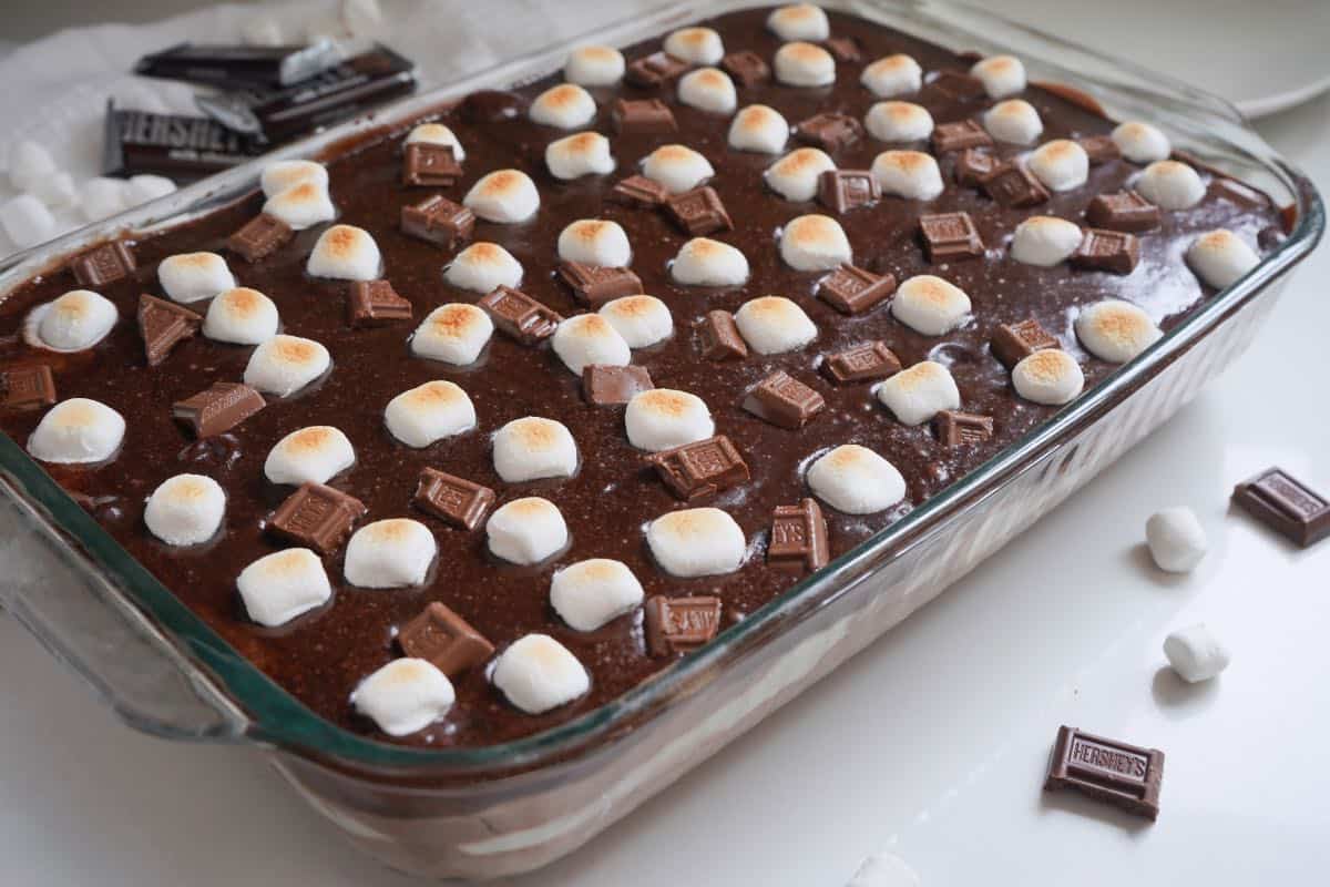 Entire 9x13 pan of eclair cake.